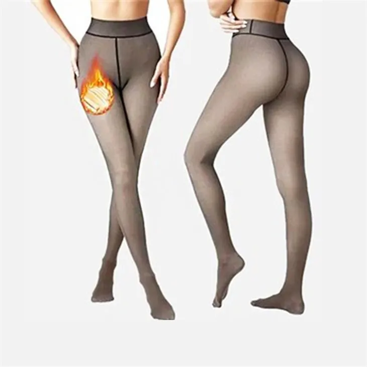 Flísfóðraðar sokkabuxur Óaðfinnanlegar